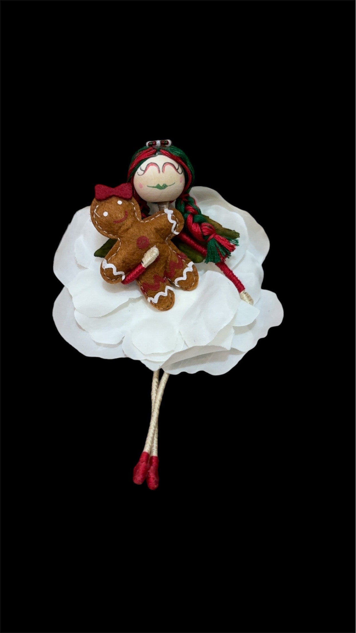 Gingerbread Flower Fairy