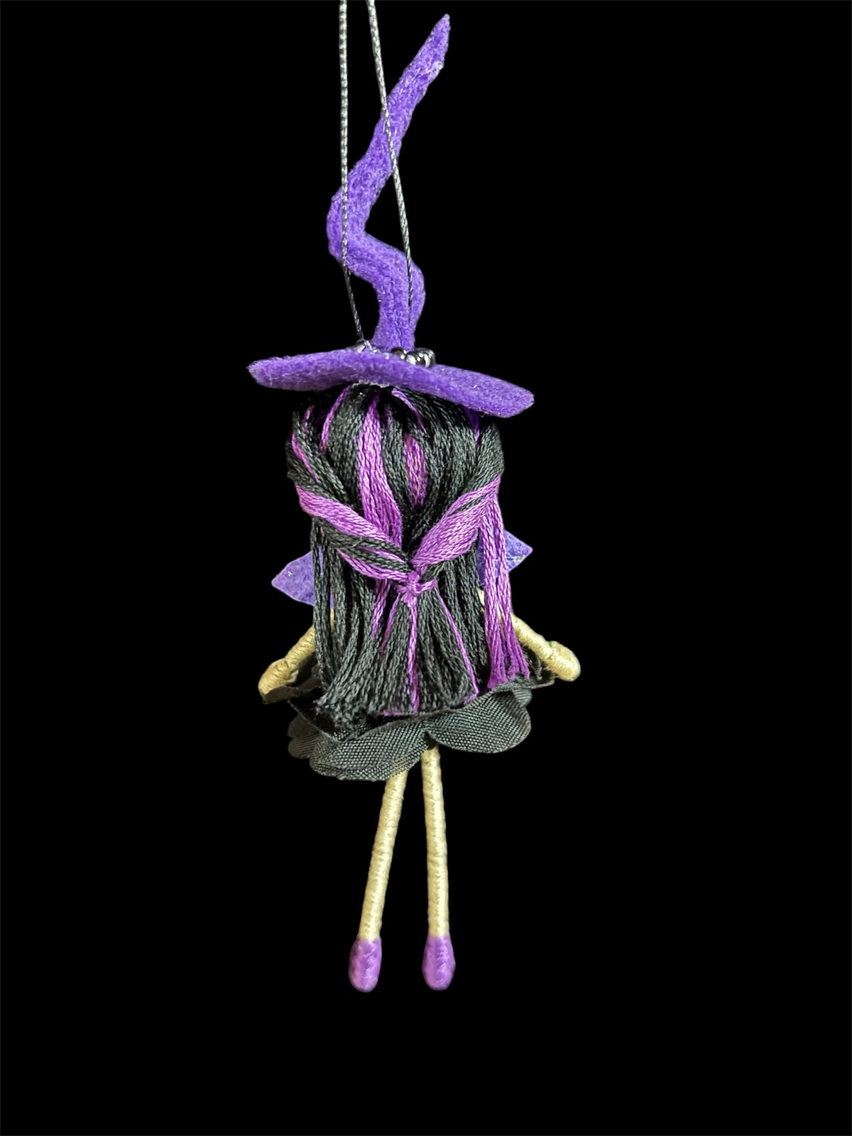 Purple and Black Witch Flower Fairy