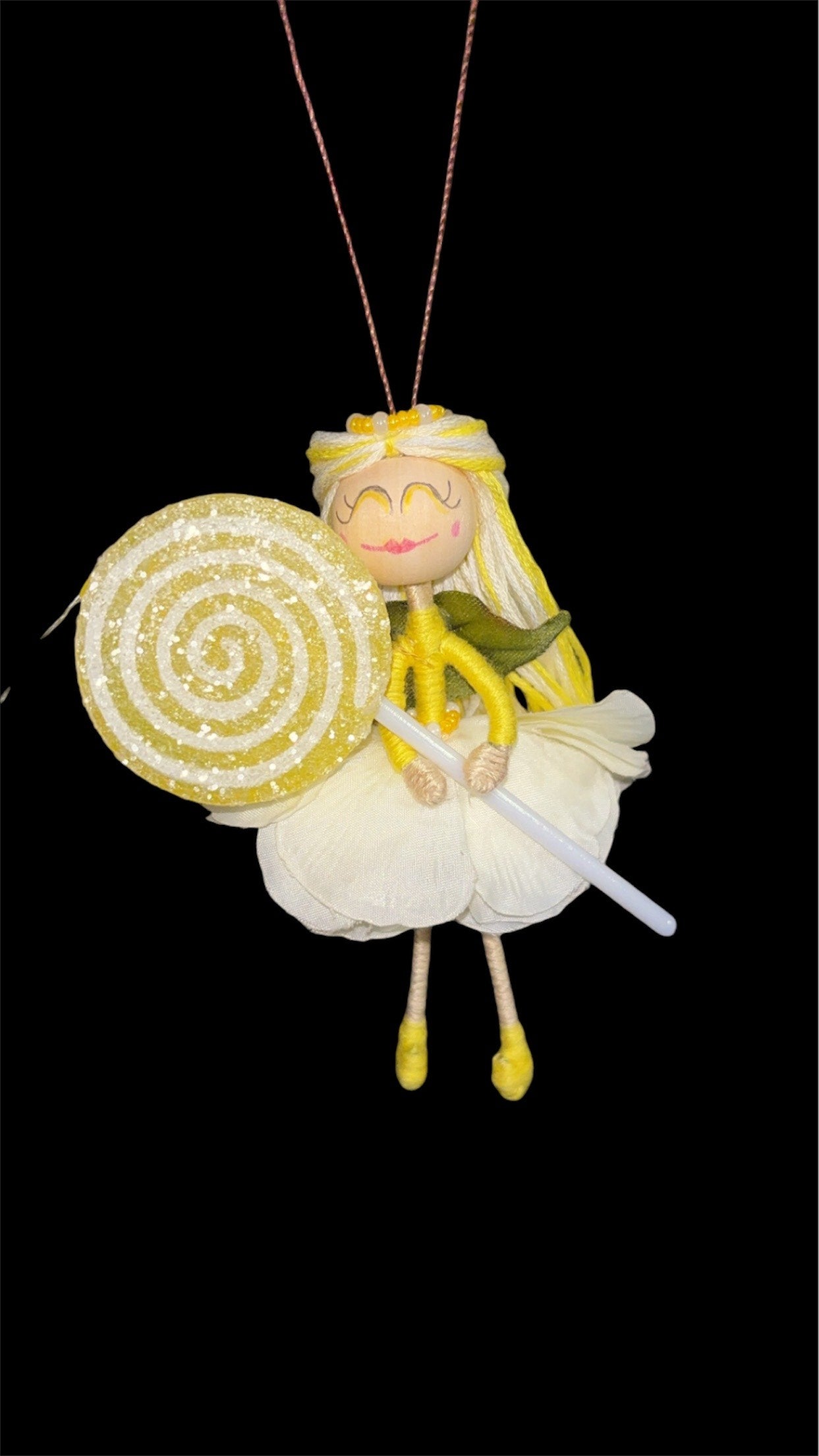Yellow Lollipop Flower Fairy