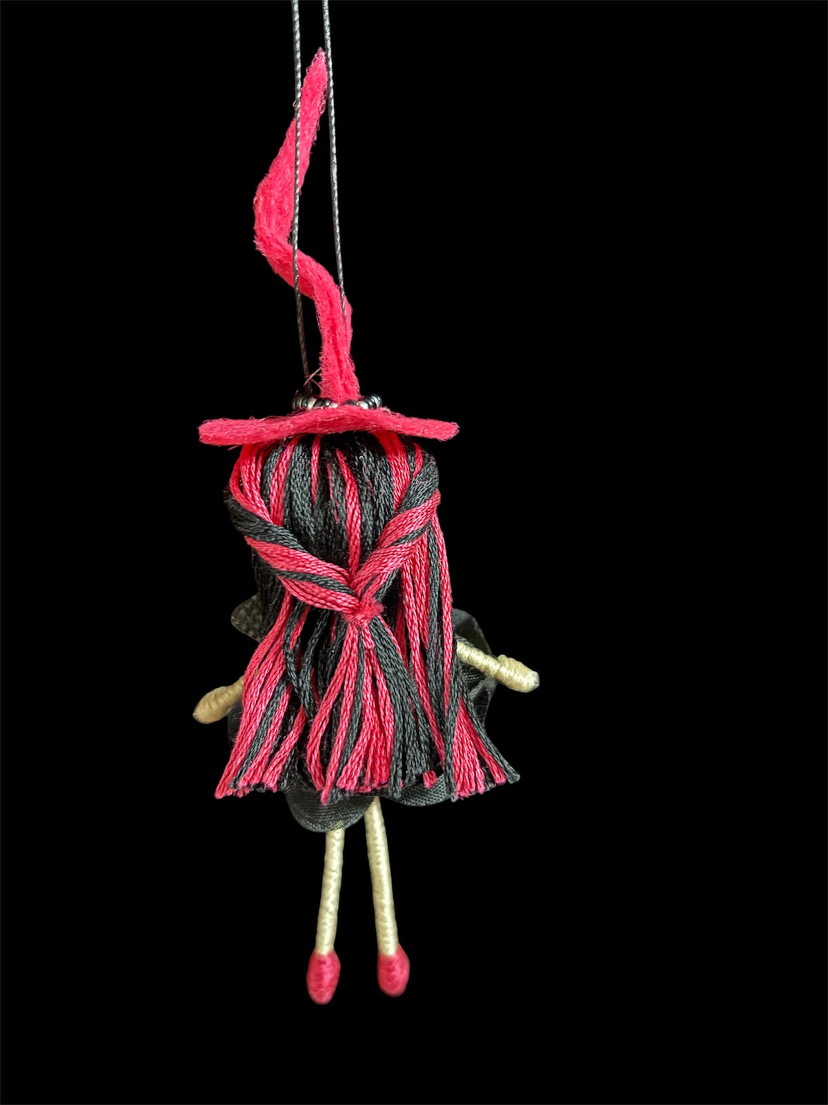 Pink and Black Witch Flower Fairy